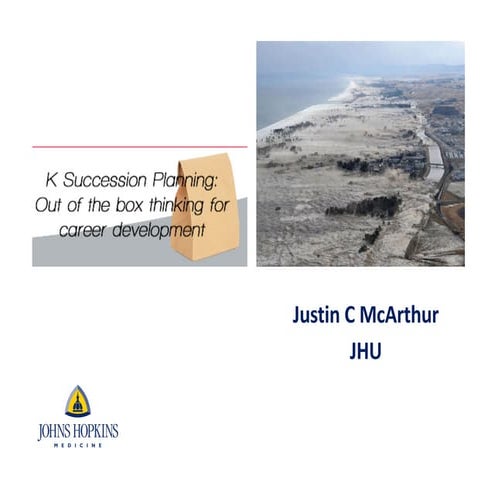 K Succession Planning: Out of the box thinking for career development