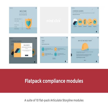 Articulate Storyline Compliance Flatpacks