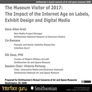 The Museum Visitor of 2017: The Imp...