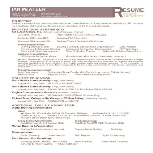 McAteer Resume