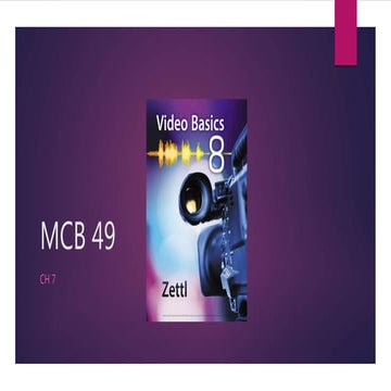 MCB 49 CH7 AUDIO LECTURE