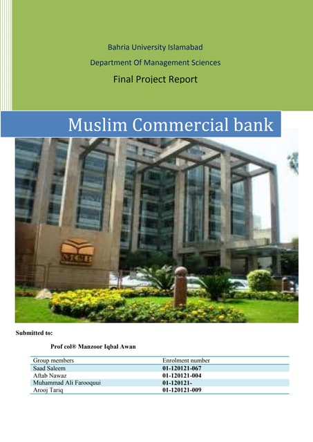 Mcb bank