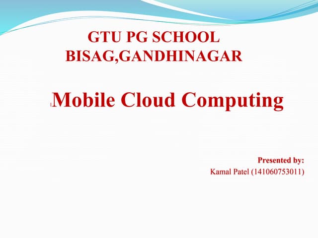 Mobile-Cloud Computing