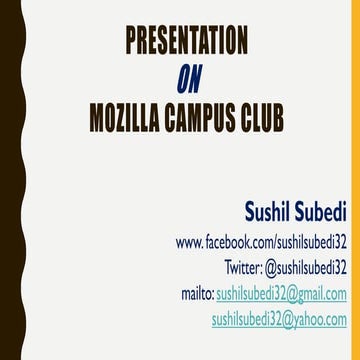 Mozilla Campus Club