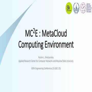 MetaCloud Computing Environment