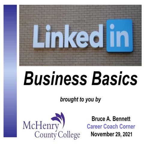 LinkedIn Business Basics for the Beginner