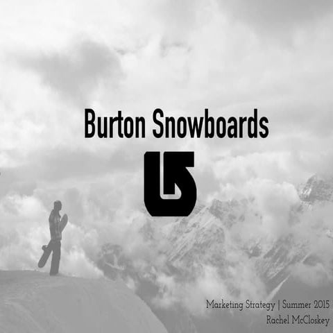 Mccloskey Burton Marketing Strategy 