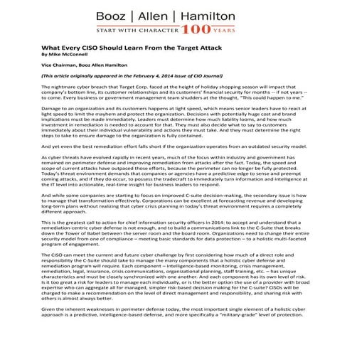 What Every CISO Should Learn From the Target Attack