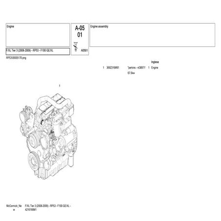 Mc cormick fxl tier 3 (2008 2009) - rp53 - f100 gexl tractor service repair m...