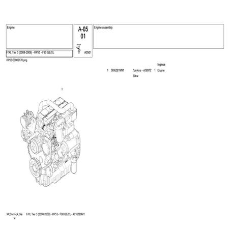 Mc cormick fxl tier 3 (2008 2009) - rp53 - f90 gexl tractor service repair ma...