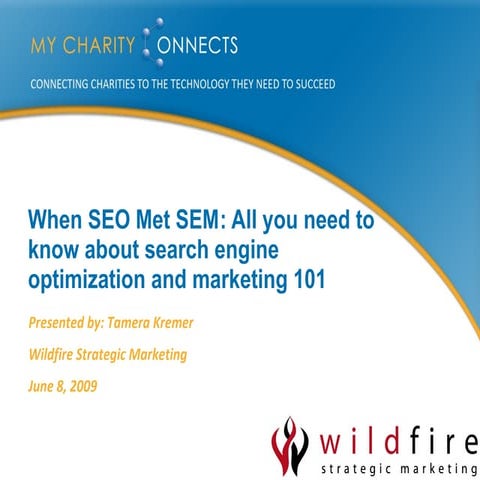 My Charity Connects: SEM/ SEO 101