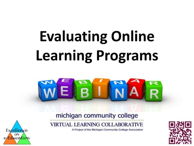 MCCVLC webinar - Online Program Review