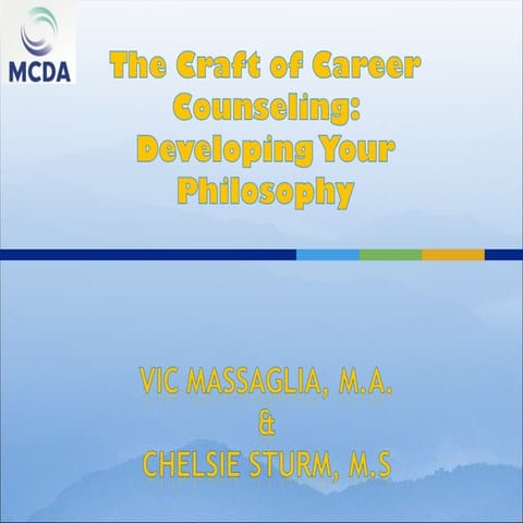 Mcda Career Philosophy Final
