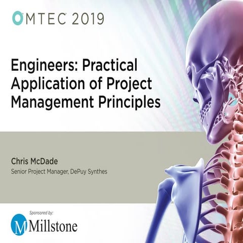 Engineers: Practical Application of Project Management Principles