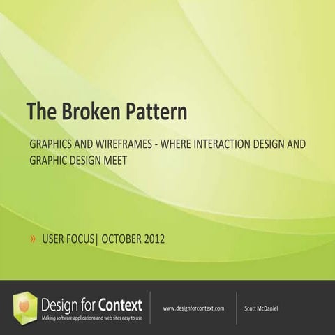 The Broken Pattern - Interaction Designers and Graphic Designers Working Toge...