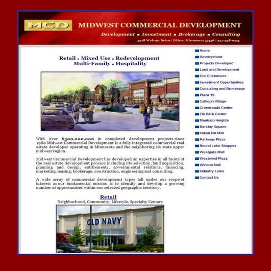 Midwest Commercial Development Web Site | PDF