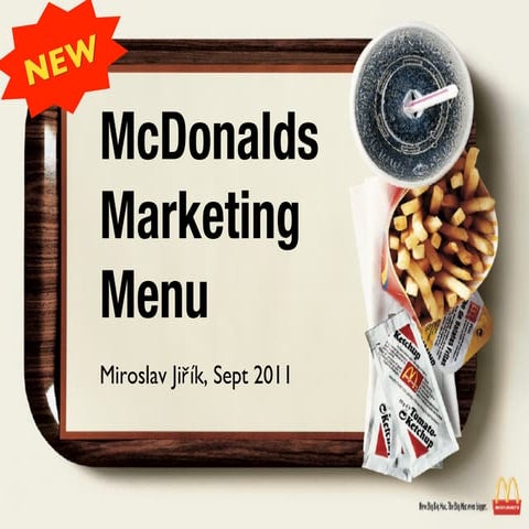 McDonalds marketing strategy / case study - Czech Republic