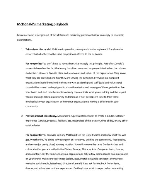 Mc donald | PDF