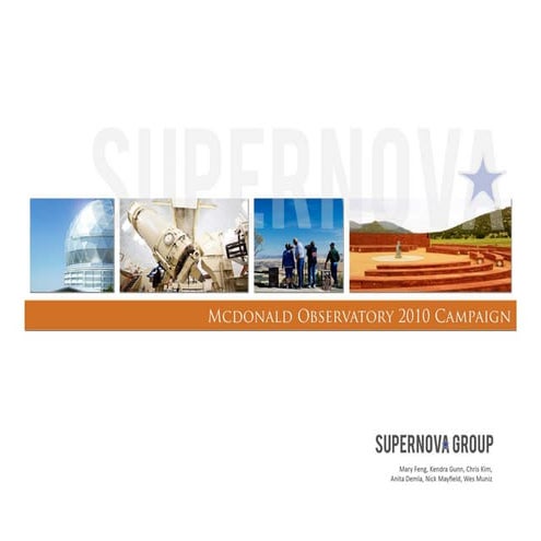 McDonald Observatory Plansbook Fall 2009