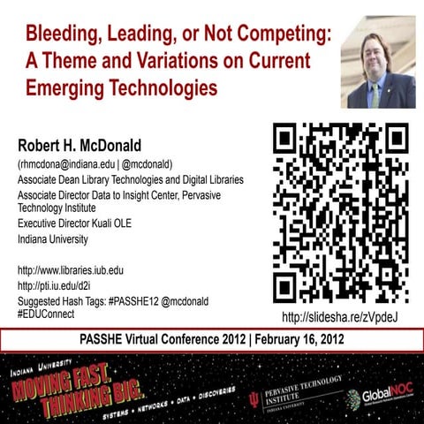 Bleeding, Leading, or Not Competing