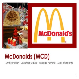McDonalds Stock Market Project