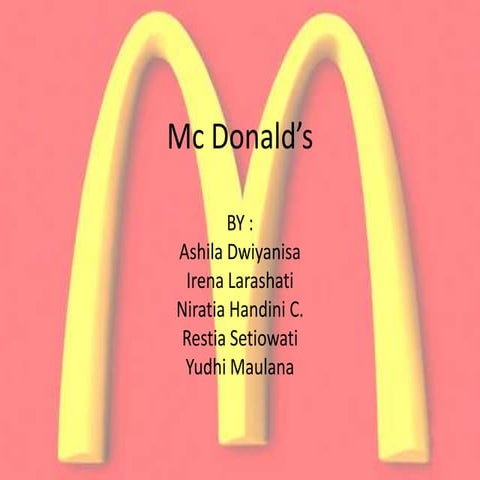 Mc donald’s