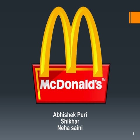 Mc Donald's Operations Strategy