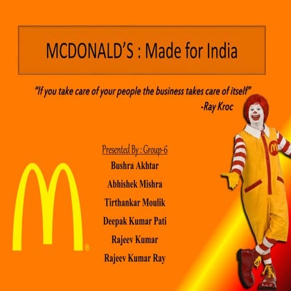 Mc donald's