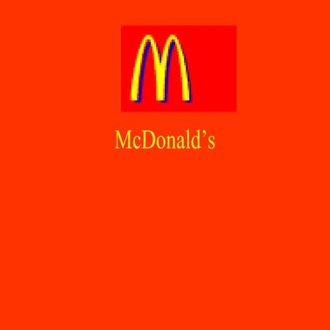 McDonald's and Franchising