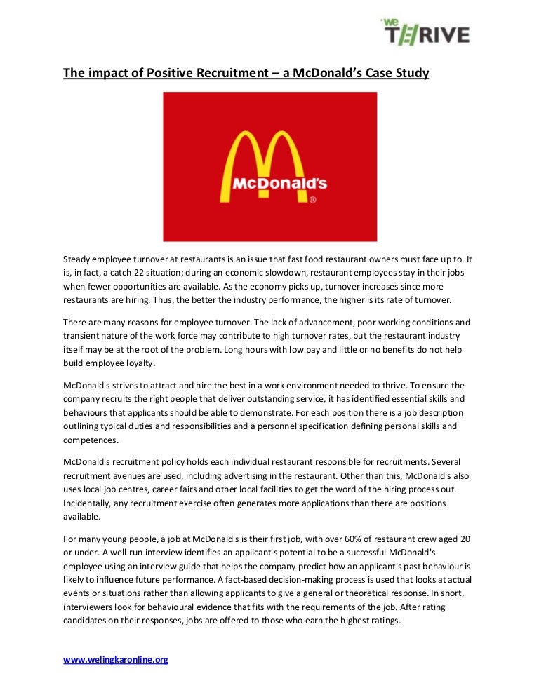 mcdonalds crew member job duties