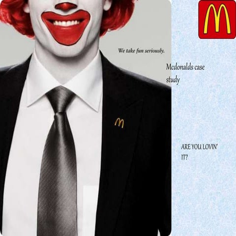 Mcdonalds Case study