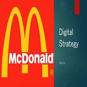 McDonald's digital strategy