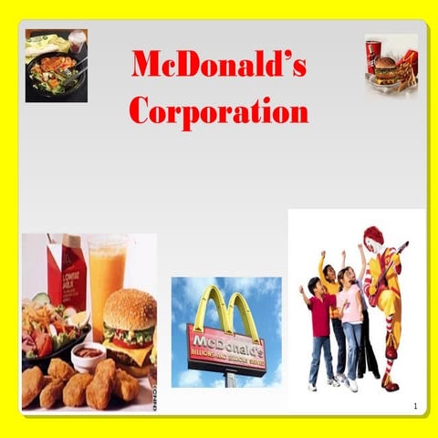 Mc donalds final powerpoint