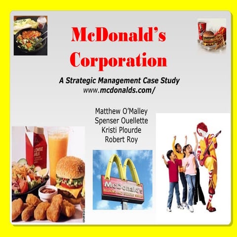 Mc donalds final powerpoint