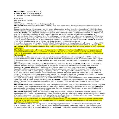 Mc donaldslaunchesnewads