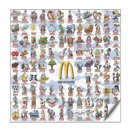 Mc Donald's, Mantel individual "Me encanta"