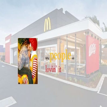 Mc donald's mini case