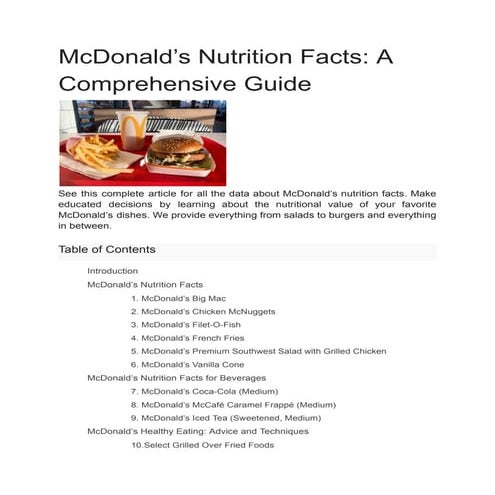 McDonald’s Nutrition Facts A Comprehensive Guide.pdf
