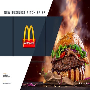 Mc Donald's Pitch Brief