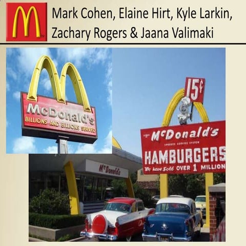 Mc Donalds Power Point Final