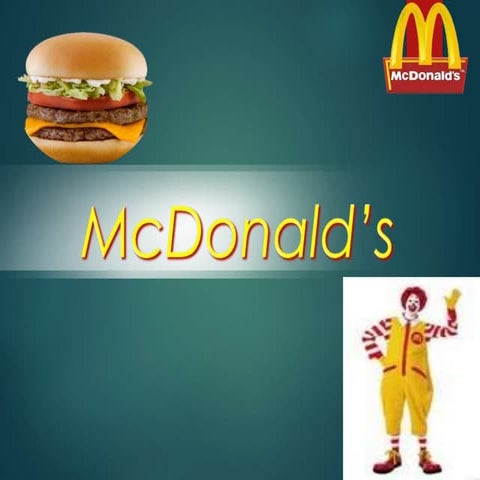 Mcdonalds restro- m loving it