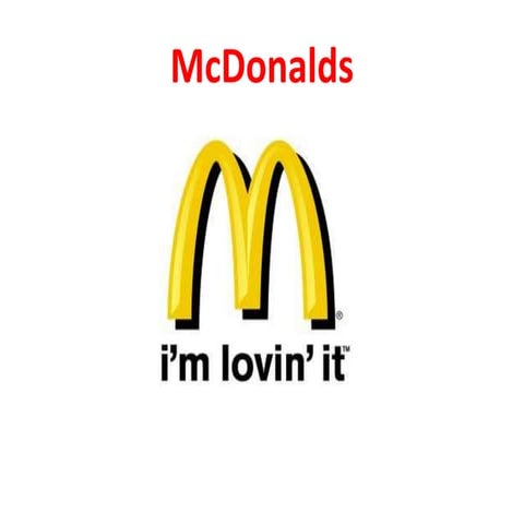 Mcdonalds research project (fom)