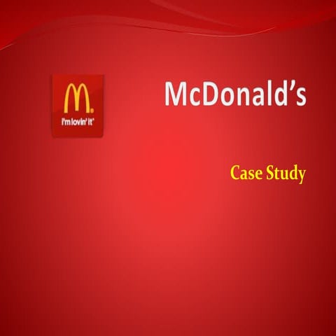 McDonald’s Case Study