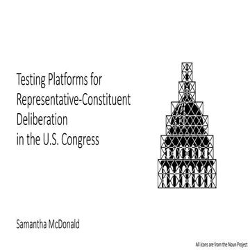 It takes two: when citizens and Congress Members deliberate online - Samantha...