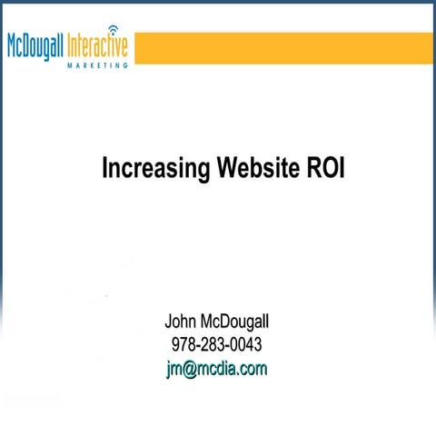 McDougall Interactive SEO Presentation 2010