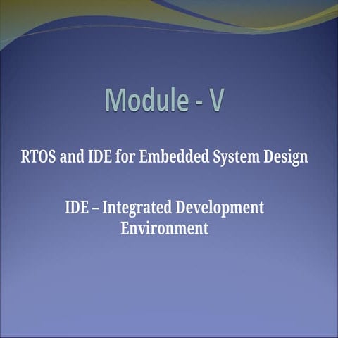 21CS43-Microcontroller and Embedded Systems - Mod 5 Notes