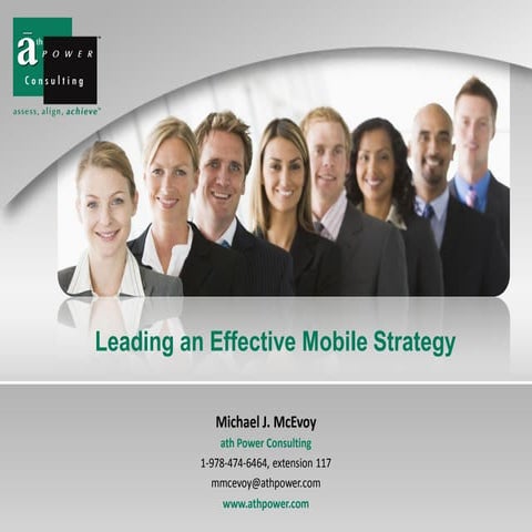 Leading an Effective Mobile Strategy