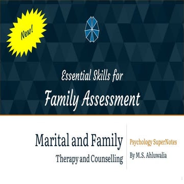 Essential Skills for Family Assessment - Marital and Family Therapy and Couns...