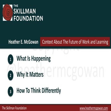 Future of Work: Heather McGowan 