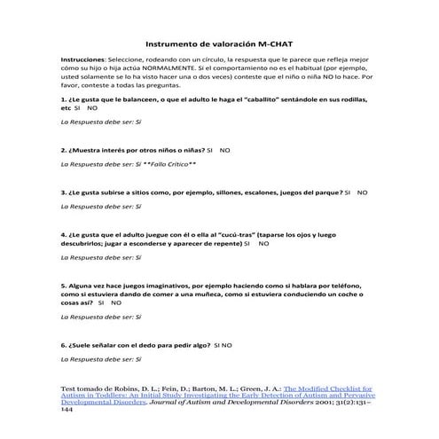 Mchat | PDF